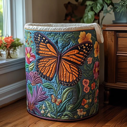 Monarch Meadow Quilted Laundry Basket NCU0DV671