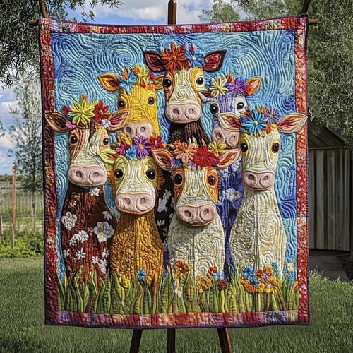 Moo Magic Quilted Blanket NCU0NVH202