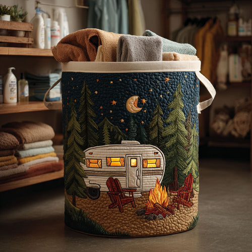 Moon Camp Quilted Laundry Basket NCU0NTV211