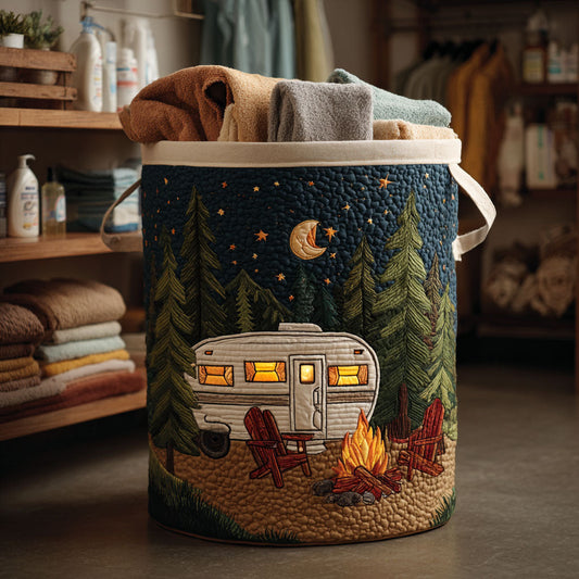 Moon Camp Quilted Laundry Basket NCU0NTV211