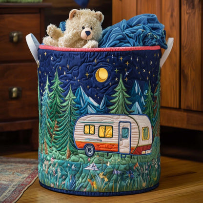 Moonlight Camp Quilted Laundry Basket NCU0NNT1482