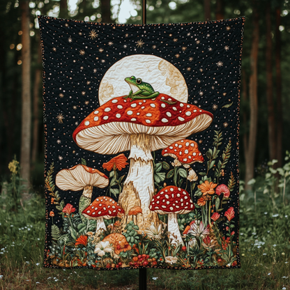 Moonlight Frog Quilted Blanket NCU0NVH029