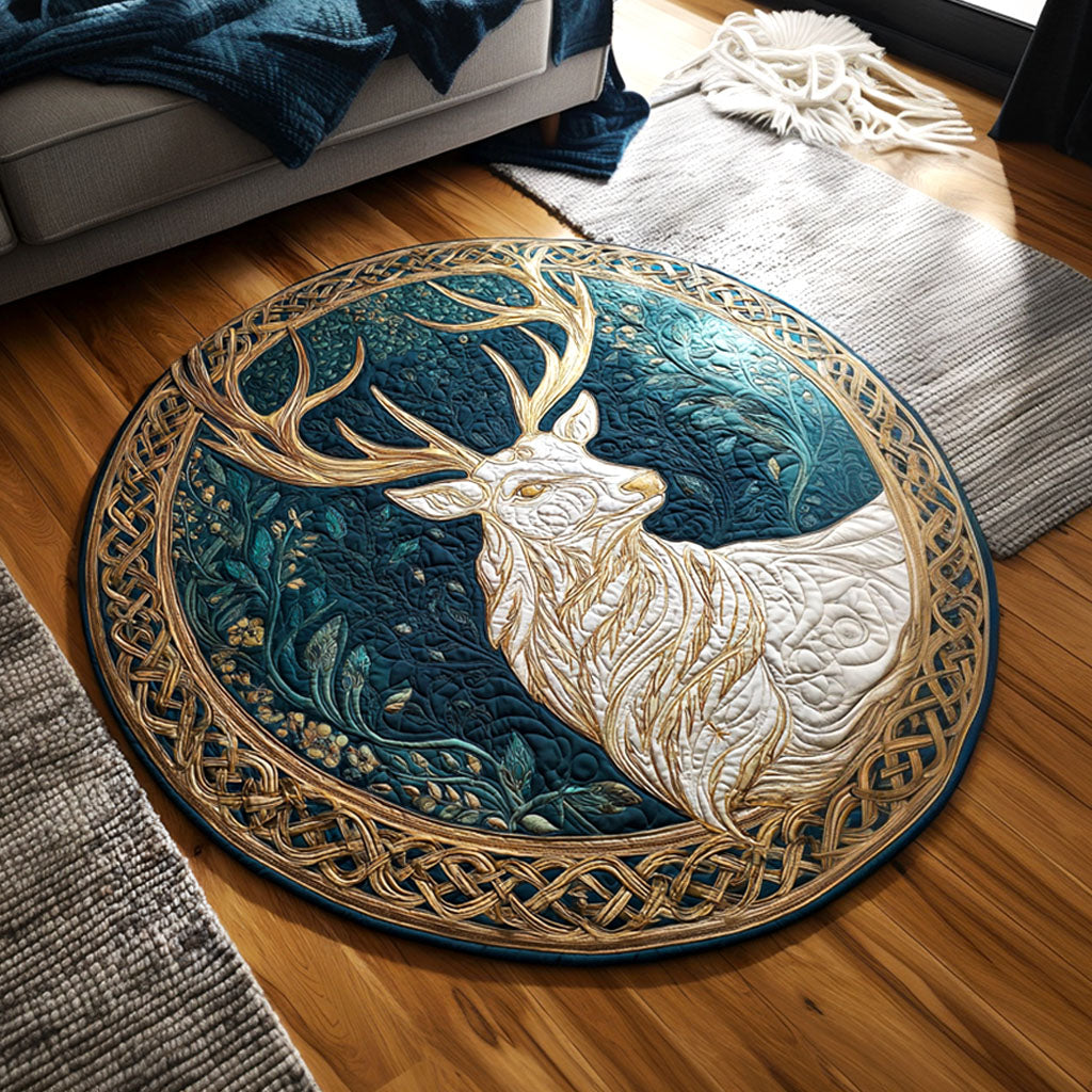 Moonlit Grace Quilted Round Mat NCU0NTV565