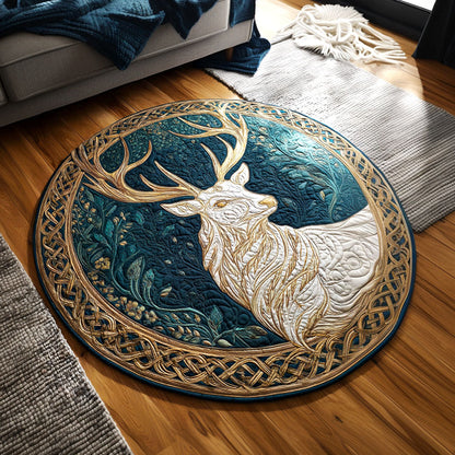 Moonlit Grace Quilted Round Mat NCU0NTV565