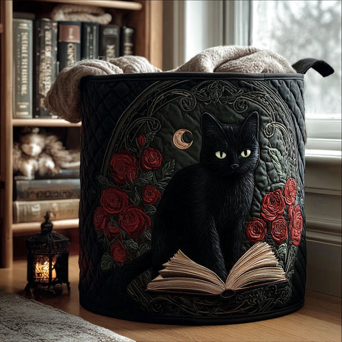 Moonlit Guardian Quilted Laundry Basket NCU0PTT1649