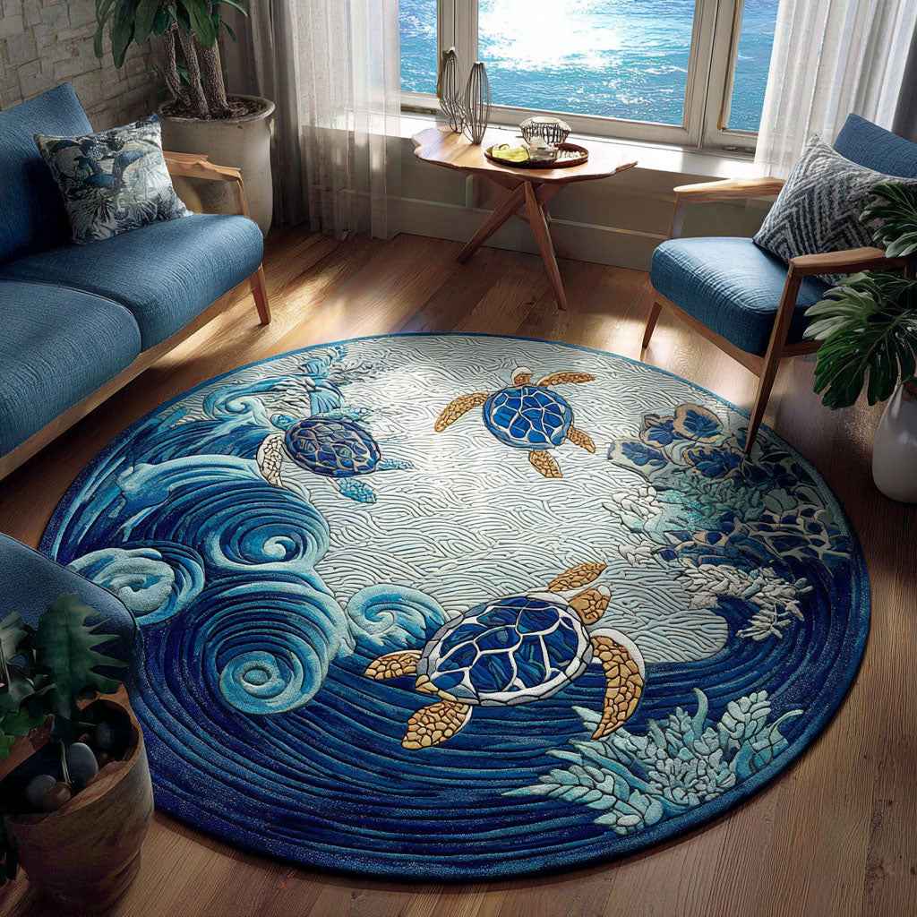 Moonlit Horizon Round Carpet NCU0PT9874