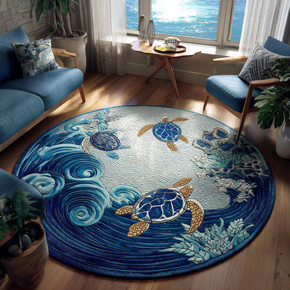 Moonlit Horizon Round Carpet NCU0PT9874