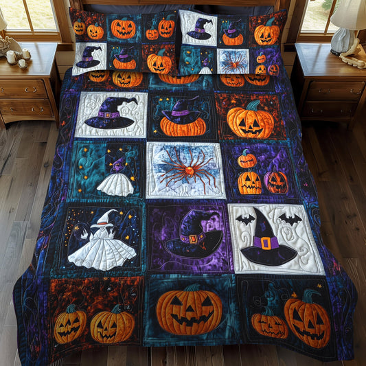 Moonlit Magic 3-Piece Quilted Bedding Set NCU0PT934