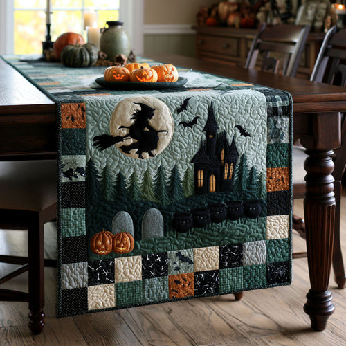 Moonlit Manor Quilted Table Runner NCU0PTT3265