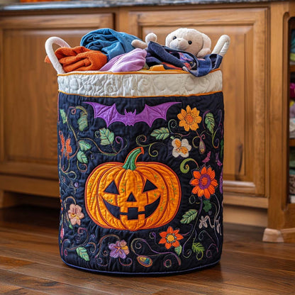 Moonlit Trickery Quilted Laundry Basket NCU0NNT1471