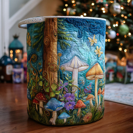 Moonlit Woods Quilted Laundry Basket NCU0PTT2323