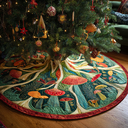 Moonpath Christmas Quilted Tree Skirt NCU0PTT2252