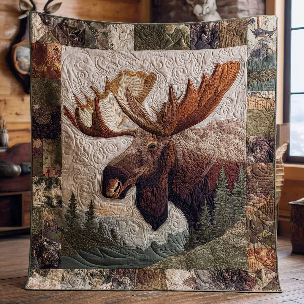 Moose Haven Quilted Blanket NCU0PTT1682