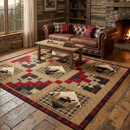 Moose Trail Cabin Area Rug NCU0DQQ0773