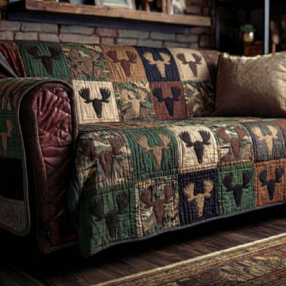 Moose Trail Heritage Quilted Sofa Cover NCU0PTT2948