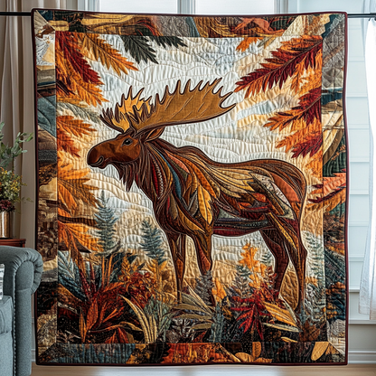 Moose Valley Quilted Blanket NCU0DDK1416