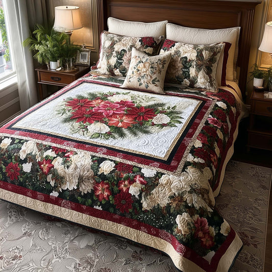 Morning Bloom 3-Piece Quilted Bedding Set NCU0DQQ0272