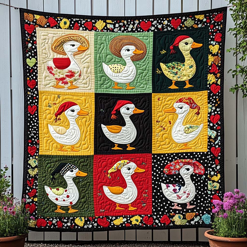 Morning Ducklight Quilted Blanket NCU0NNT903
