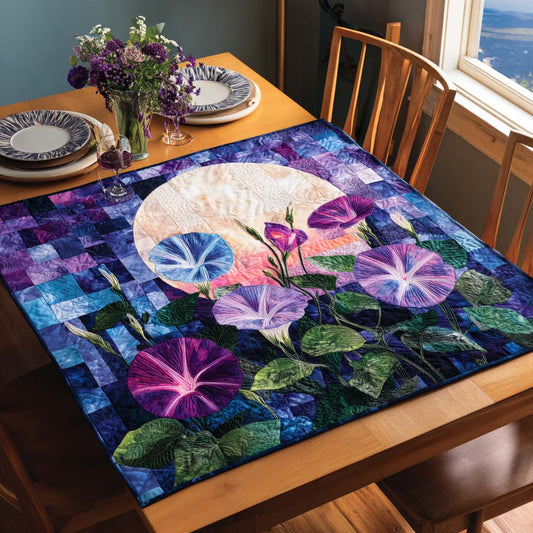 Morning Glory Quilted Table Topper NCU0NNT1683