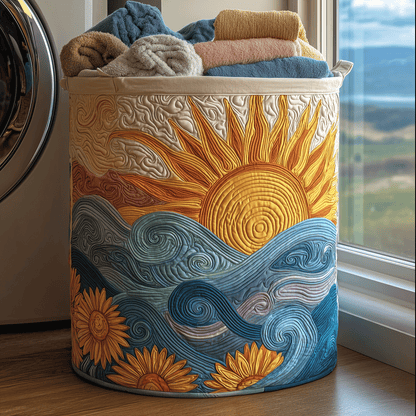 Morning Glow Quilted Laundry Basket NCU0TH2922