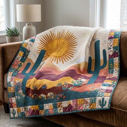 Morning Meadow Glow Quilted Blanket NCU0DQQ0598