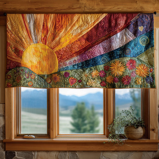 Morning Rays Quilted Valance NCU0PVL477