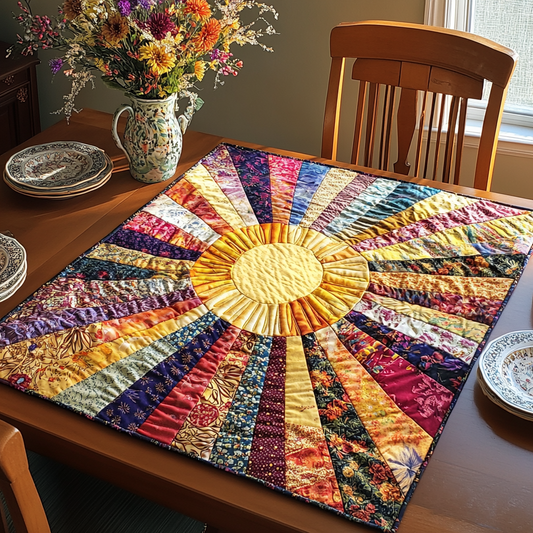 Morning Sunshine Quilted Table Topper NCU0DDK590