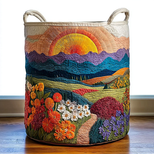 Morning Valley Quilted Laundry Basket NCU0DDK2021