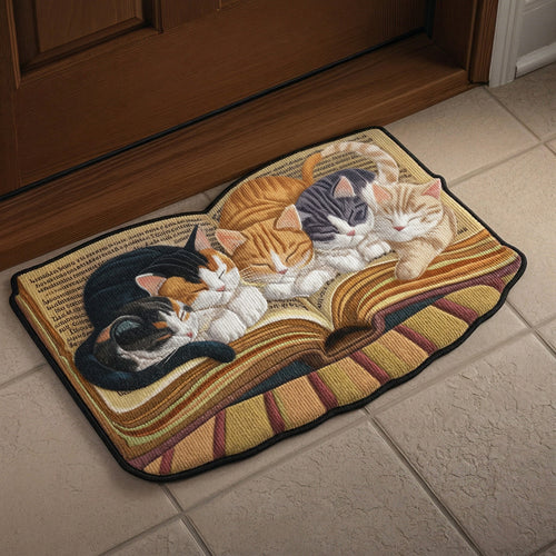 Mosaic Meow Custom Shape Doormat NCU0PTT3066