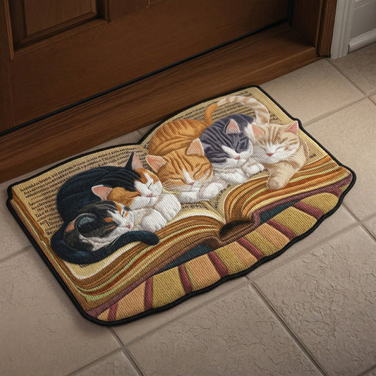 Mosaic Meow Custom Shape Doormat NCU0PTT3066