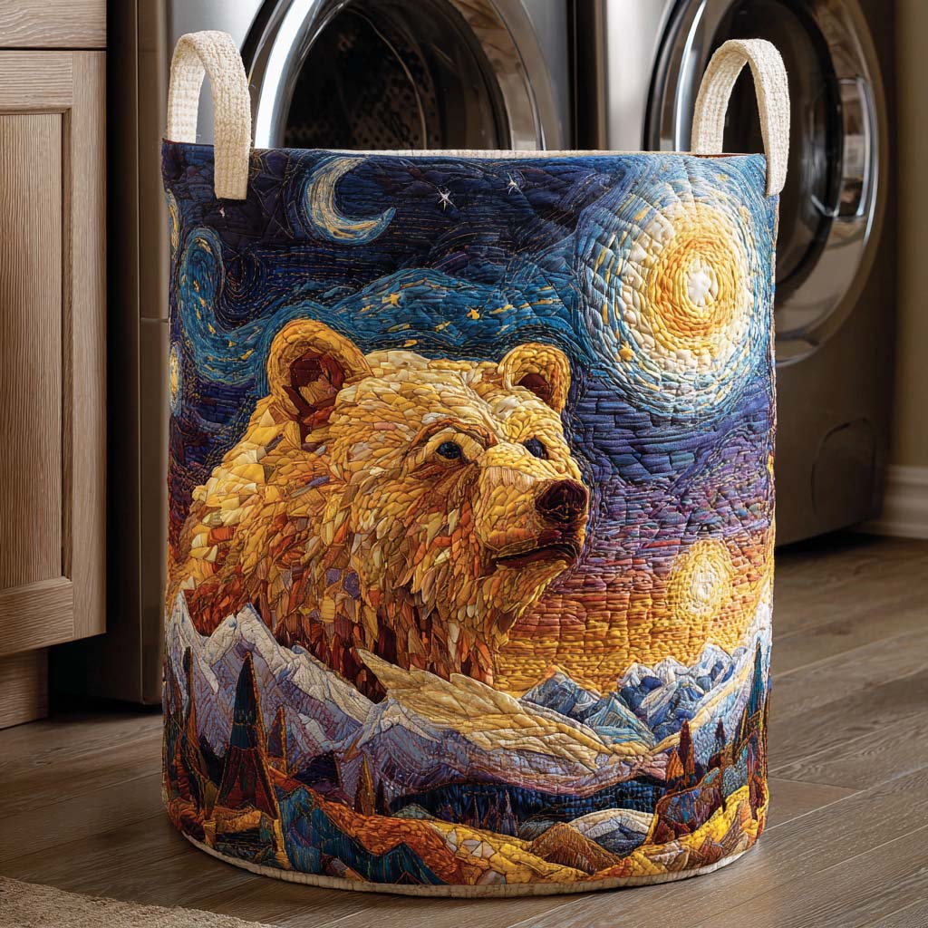 Moss Claw Quilted Laundry Basket NCU0NTD143