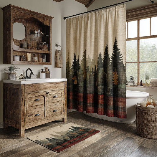 Mossy Creek Tracks Shower Curtain NCU0PTT2856