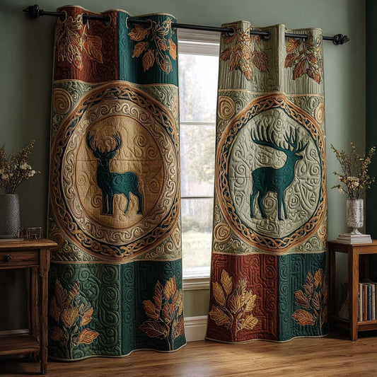 Mossy Grove Quilted Curtains NCU0NNT2331