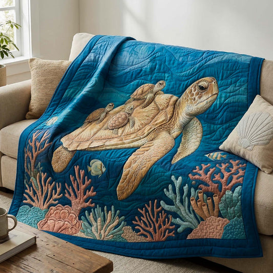 Motherhood Turtle Quilted Blanket NCU0NXD1776
