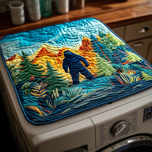 Mountain Trail Sasquatch Quilted Washer and Dryer Cover NCU0NNT1543