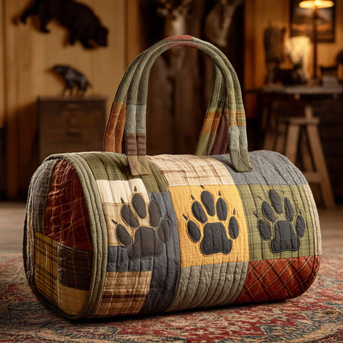 Mountain Bear Quilted Duffle Bag NCU0NTD1469