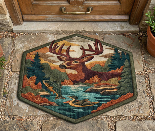 Mountain Catch Custom Shape Doormat NCU0NNT3115
