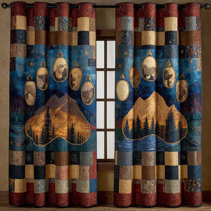 Mountain Echo Quilted Curtains NCU0NXD913