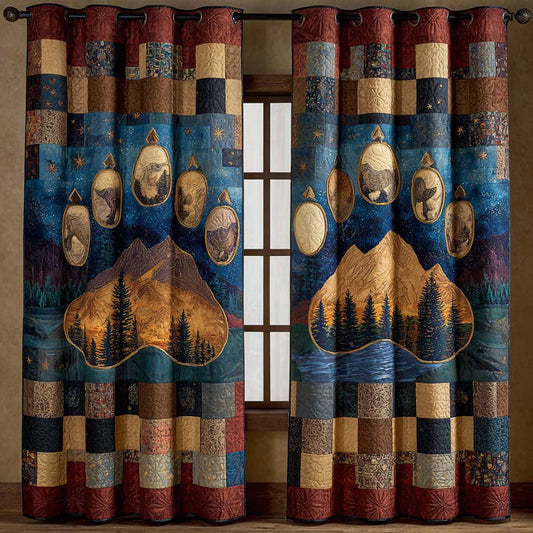 Mountain Echo Quilted Curtains NCU0NXD913