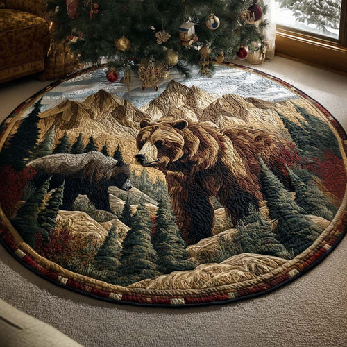 Mountain Guardian Quilted Round Mat NCU0PTT1801