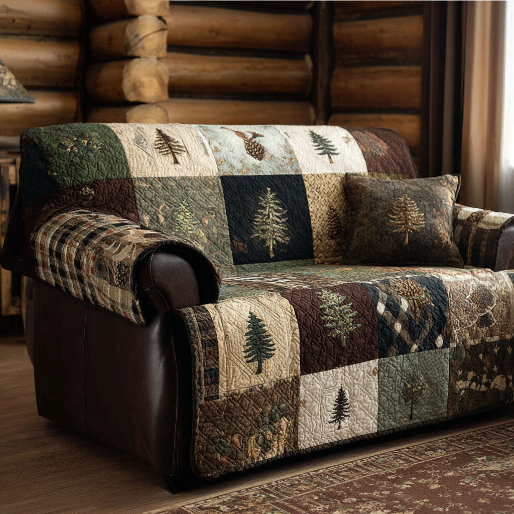 Mountain Lodge Heirloom Quilted Sofa Cover NCU0PTT2842