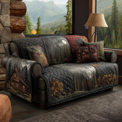 Mountain Lodge Quilted Sofa Cover NCU0DV1863