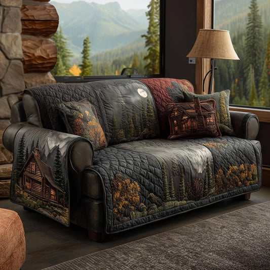 Mountain Lodge Quilted Sofa Cover NCU0DV1863