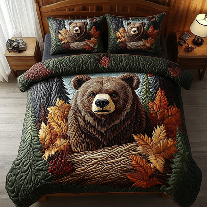 Mountain Majesty 3-Piece Quilted Bedding Set NCU0NVH042