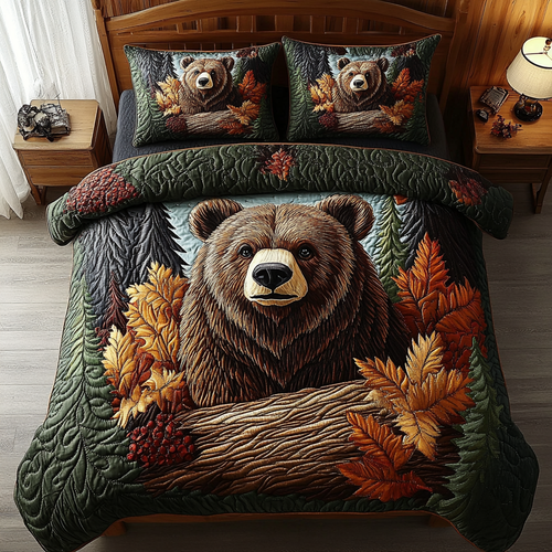 Mountain Majesty 3-Piece Quilted Bedding Set NCU0NVH042