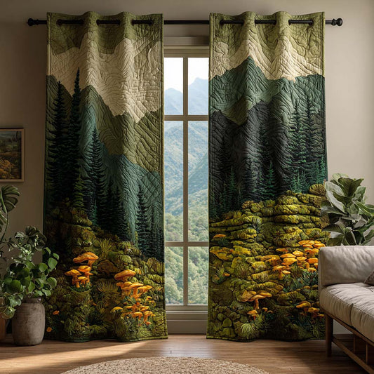 Mountain Mist Quilted Curtains NCU0NXD1289
