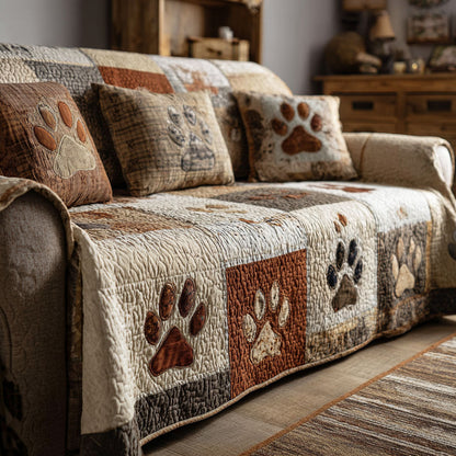 Mountain Paws Quilted Sofa Cover NCU0NNT2828