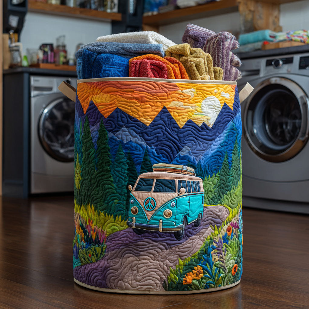 Mountain Way Quilted Laundry Basket NCU0NTV219