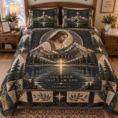 Mountain of Hope 3-Piece Quilted Bedding Set NCU0PTT3501