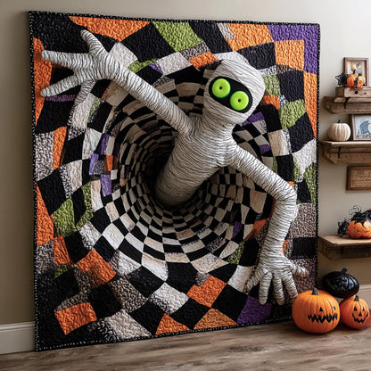 Mummy Escape Art Quilt Hanging NCU0DV2226